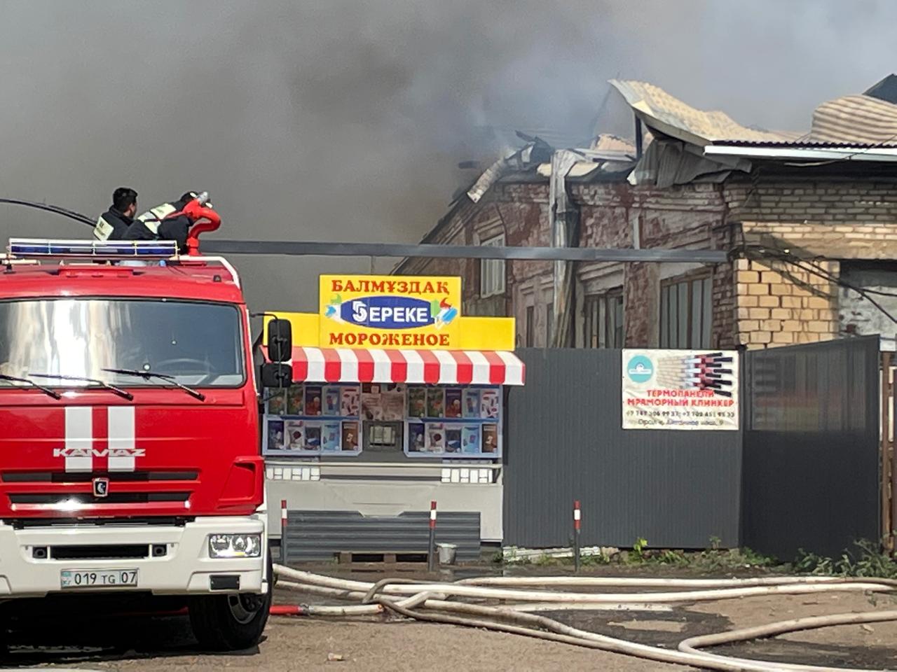 Оралда Айталиев көшесінде тұтанған өрт оқшауланды